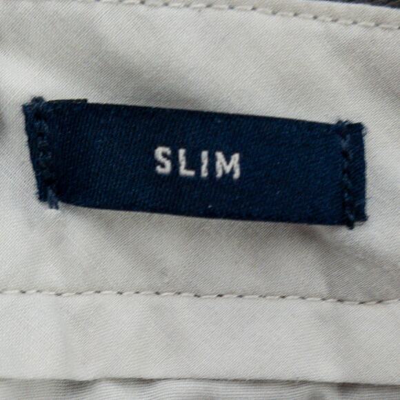 J. Crew Chinos Men's 38x32 (40x32) Slim-Fit Merchentile Flex Gray Flat Front - Picture 6 of 11